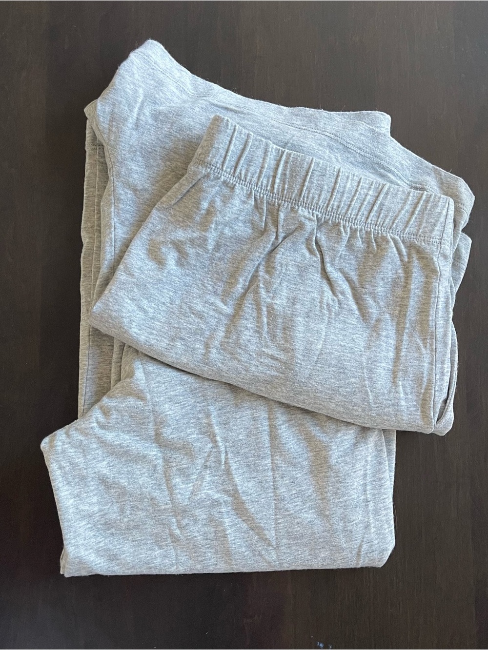 Petit Lem Gray Organic Cotton/Lyocell Pajama Shorts Set Size L